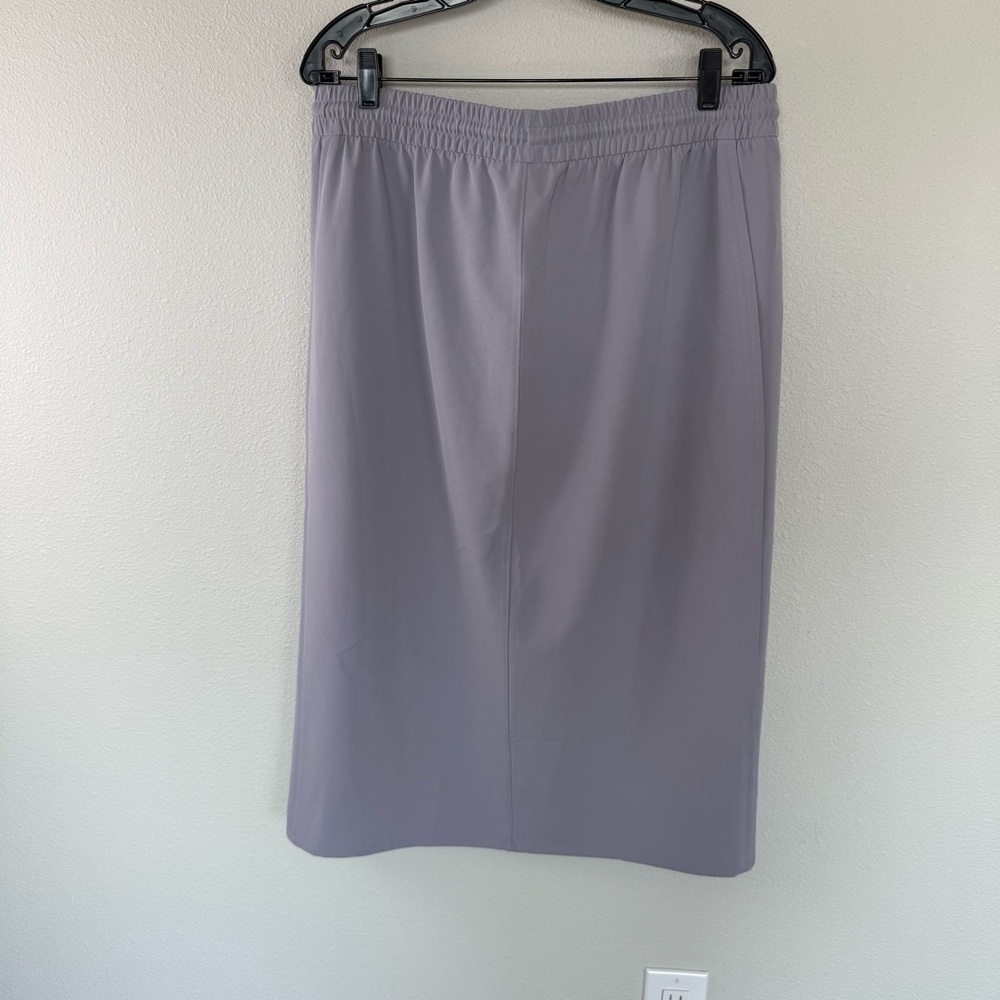 Athleta Violet Stride Midi Skirt Casual Athleisure Women’s Size Large - Picture 10 of 11